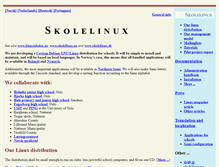 Tablet Screenshot of d.skolelinux.no
