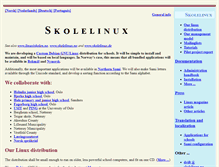 Tablet Screenshot of developer.skolelinux.no